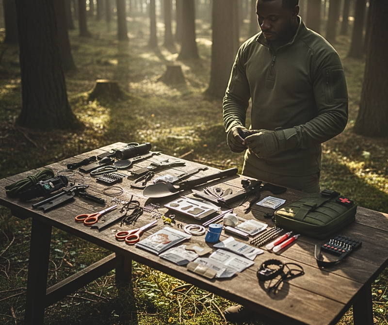 Complete Outdoor First Aid and Survival Kit for Camping & Hiking